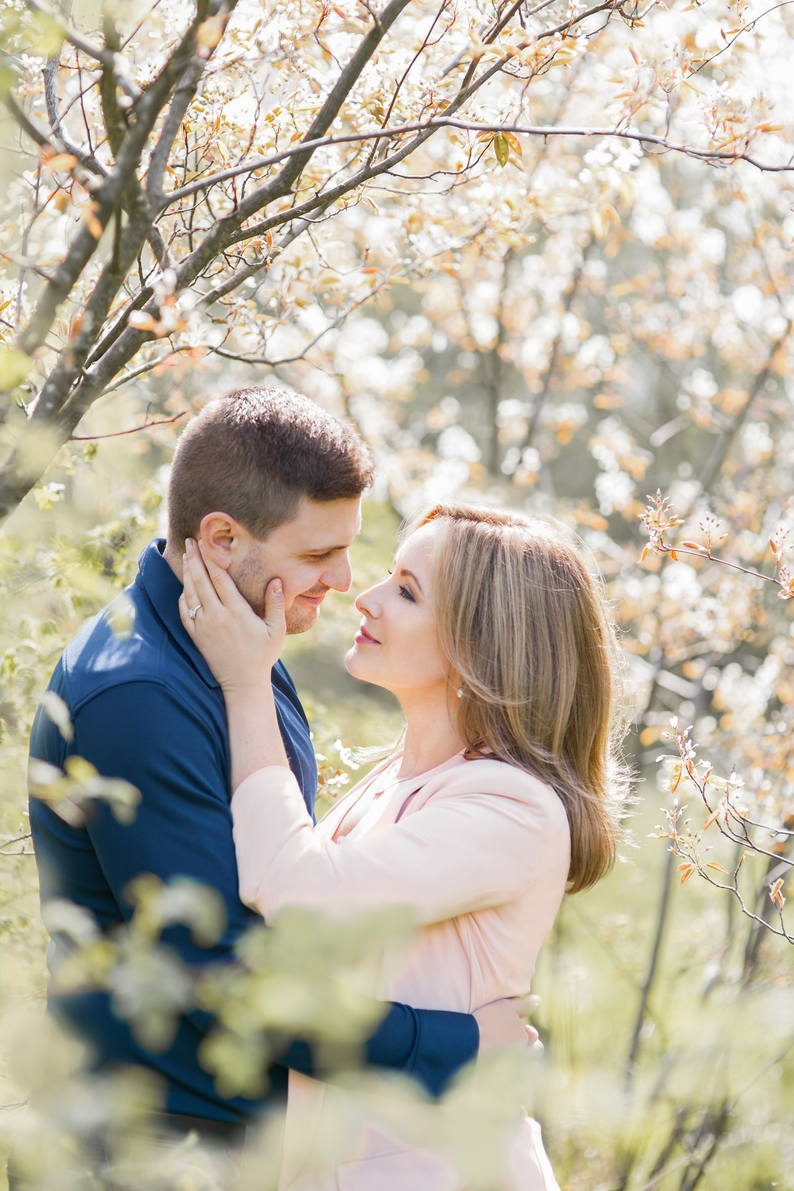 Natural light ethereal airy engagement photos with a couple on the Sunshine Coast BC.