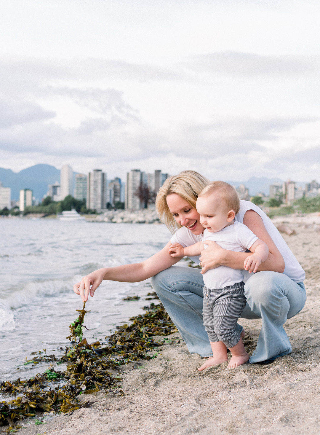 Vancouver dad and one year old baby