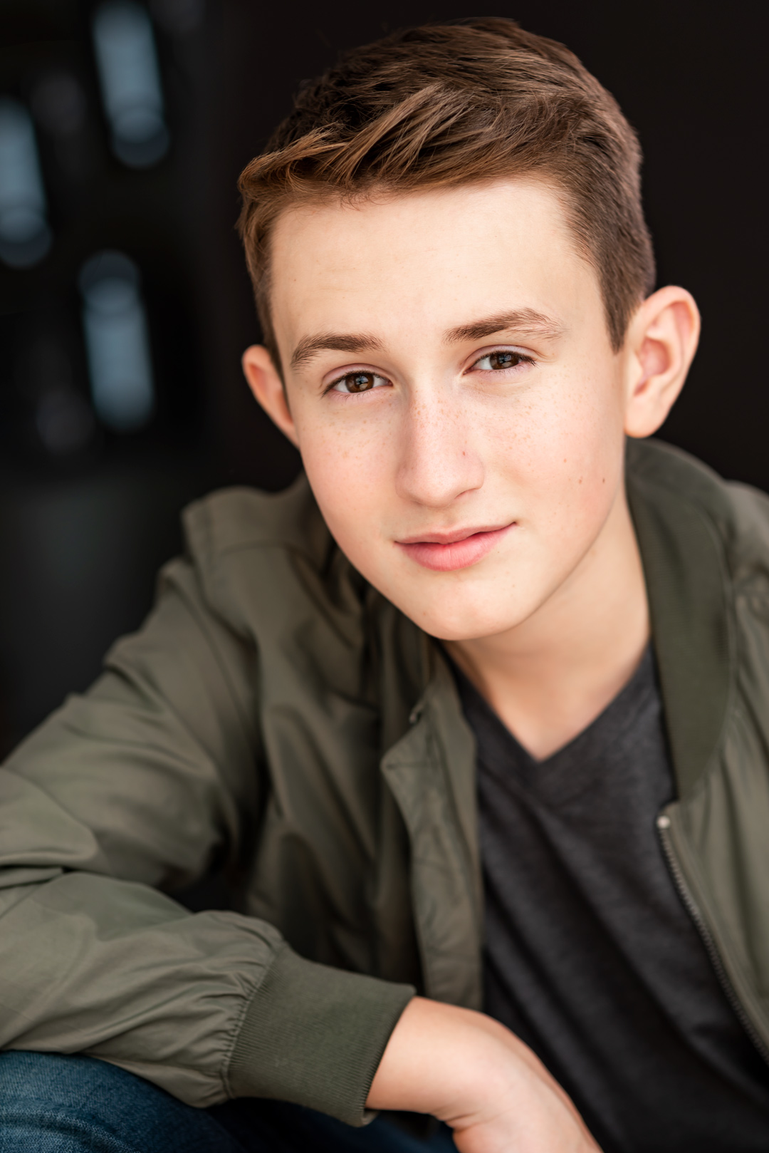 Sci fi headshot of teen boy actor Apollo Scott