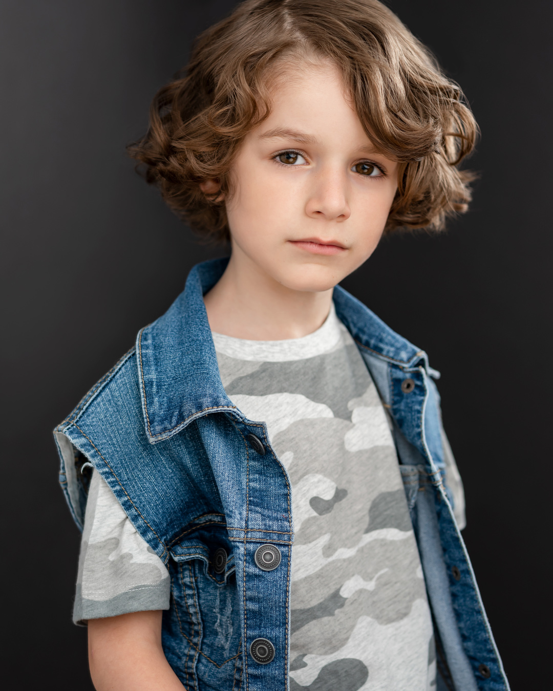Child boy actor Azriel Dalman headshot