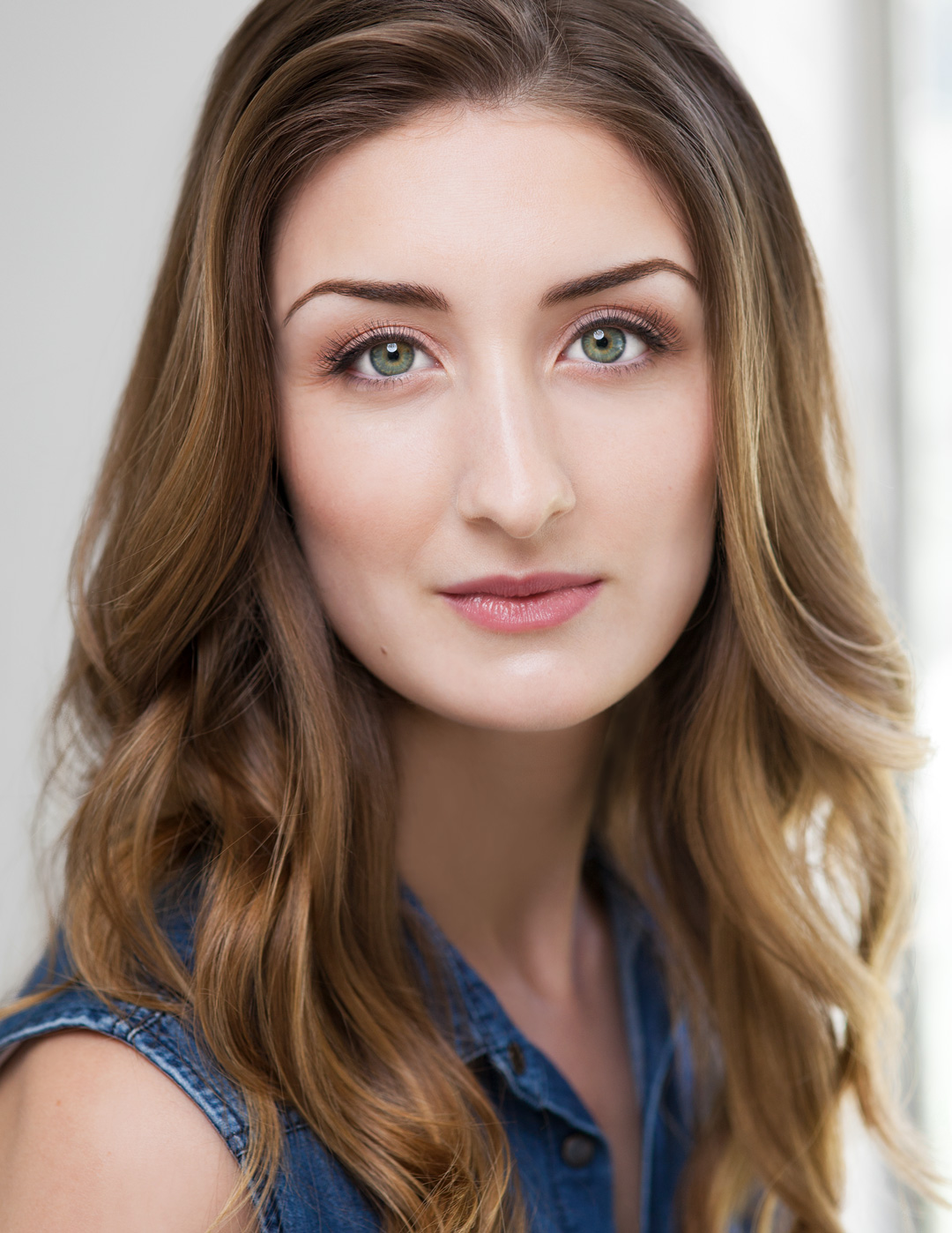 Stunning green eyed brunette actress Vancouver