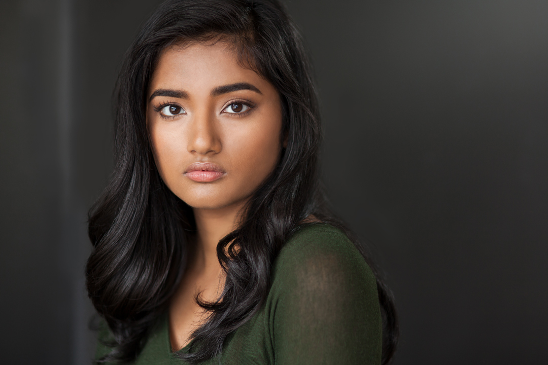 Ethnic teen actress in Vancouver headshot