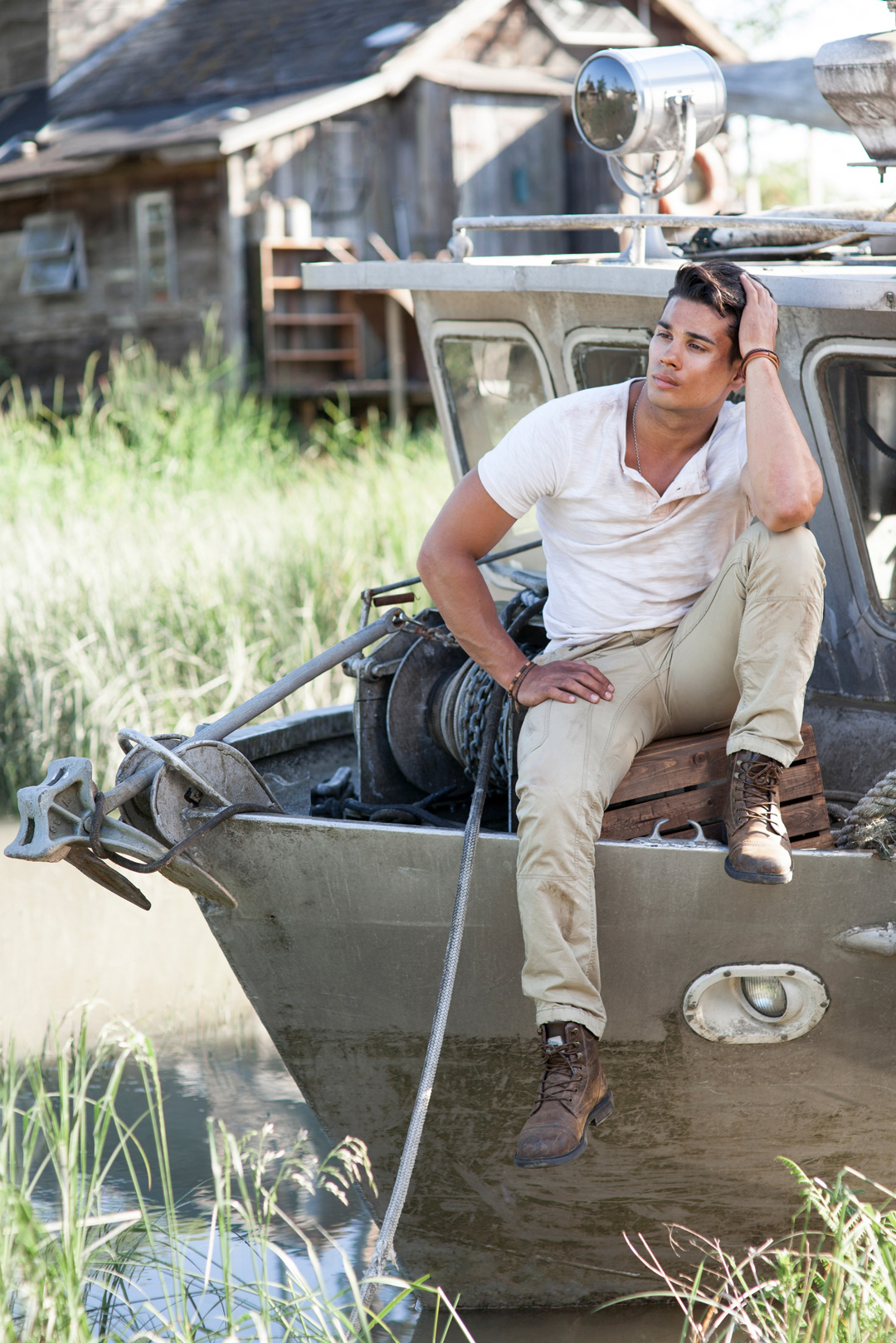 Southern inspired editorial photos of actor in Vancouver