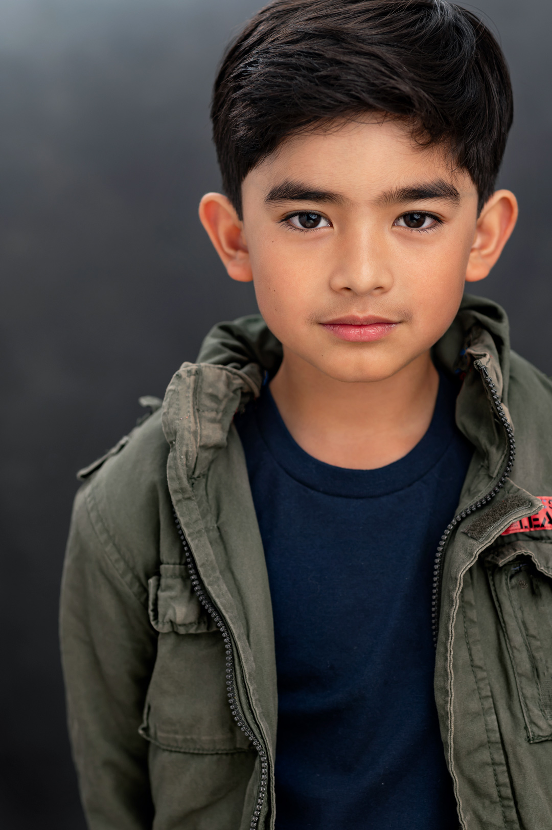 Boy child actor Gordon Cormier headshots in Vancovuer