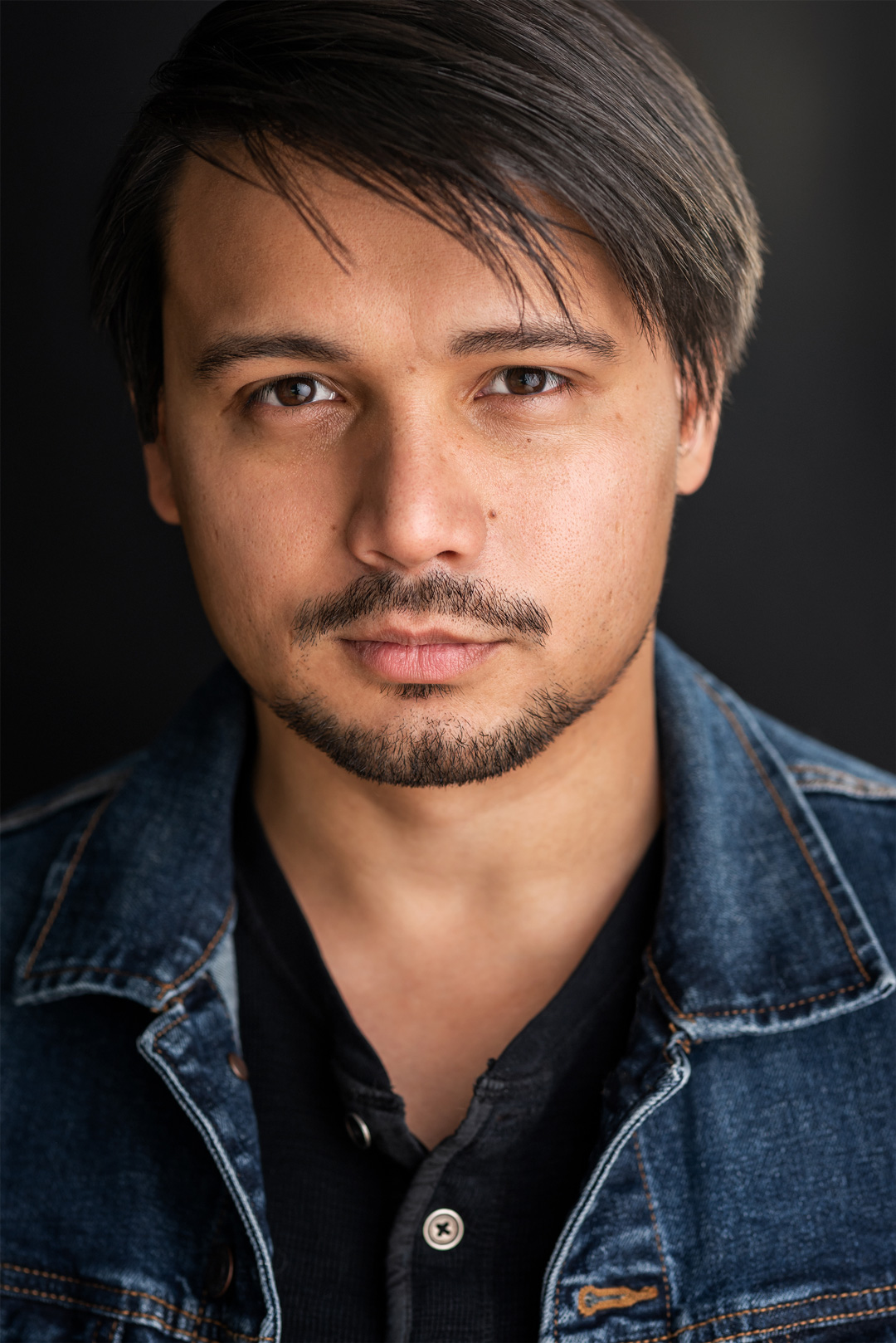 Asian male actor Justin Lacey professional acting headshot
