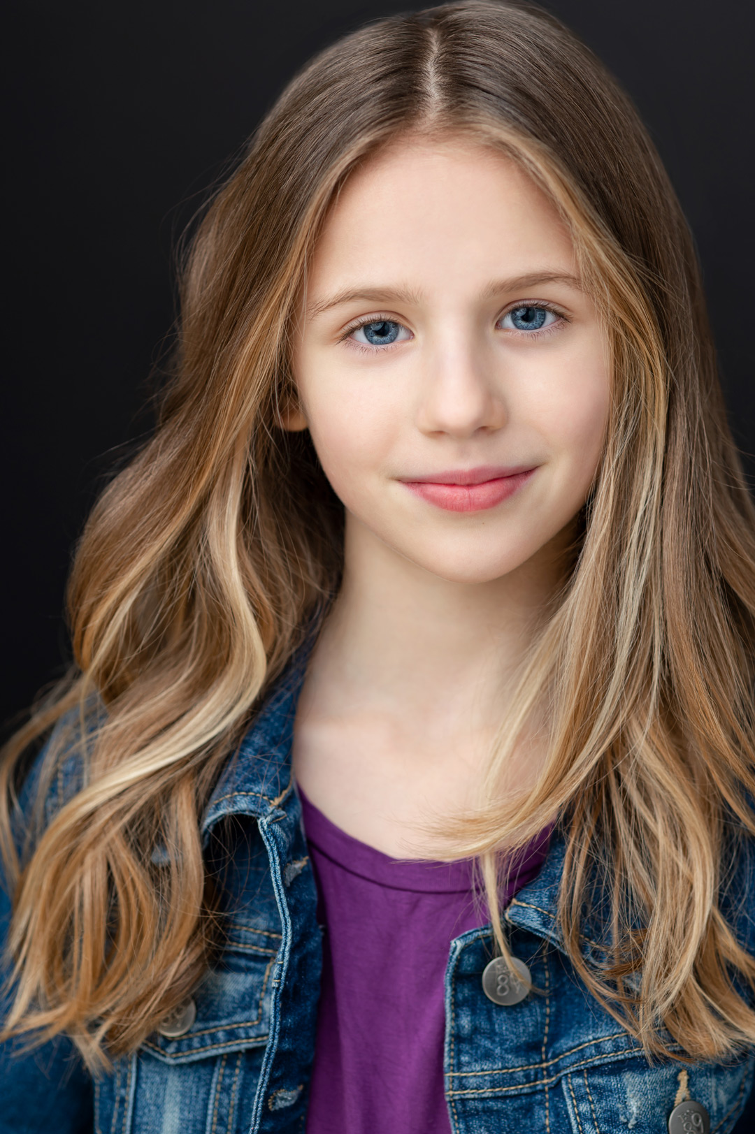 Red Talent management canadian child actress Kalayna Kozak headshot