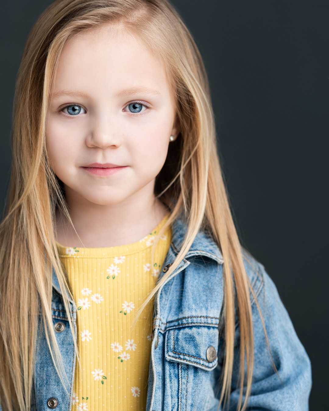 Vancouver 4year old child actress Leia Bajic professional headshot