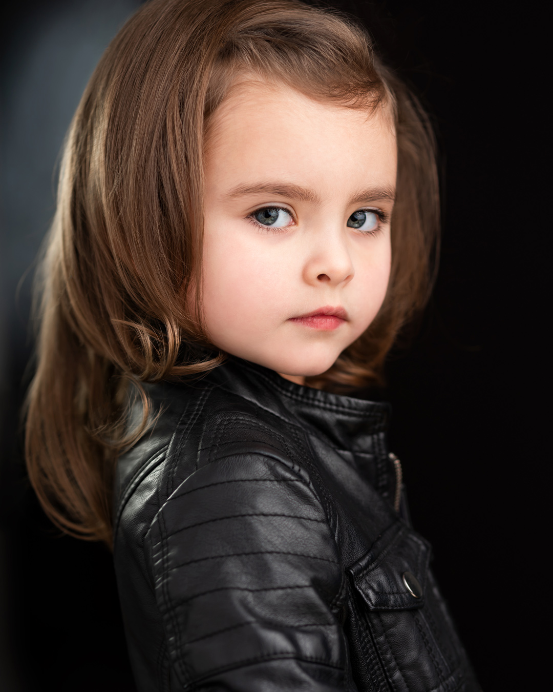 Mila Jones 4 years old child actor sci fi drama professional acting headshot