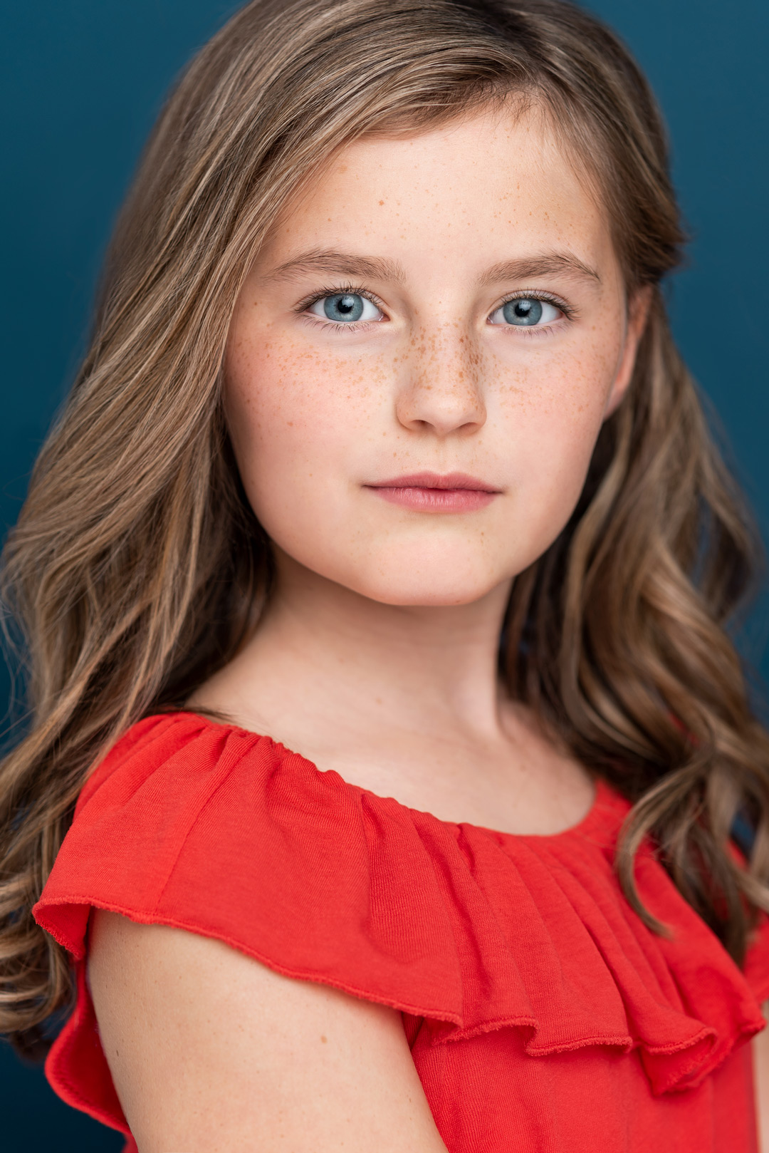 Standout headshot of child actor Sophia Witherington